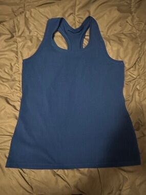 Women's DSG Blue Racerback Tank Top size XL